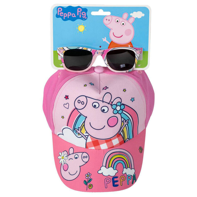 Set gorra + gafas sol Peppa Pig